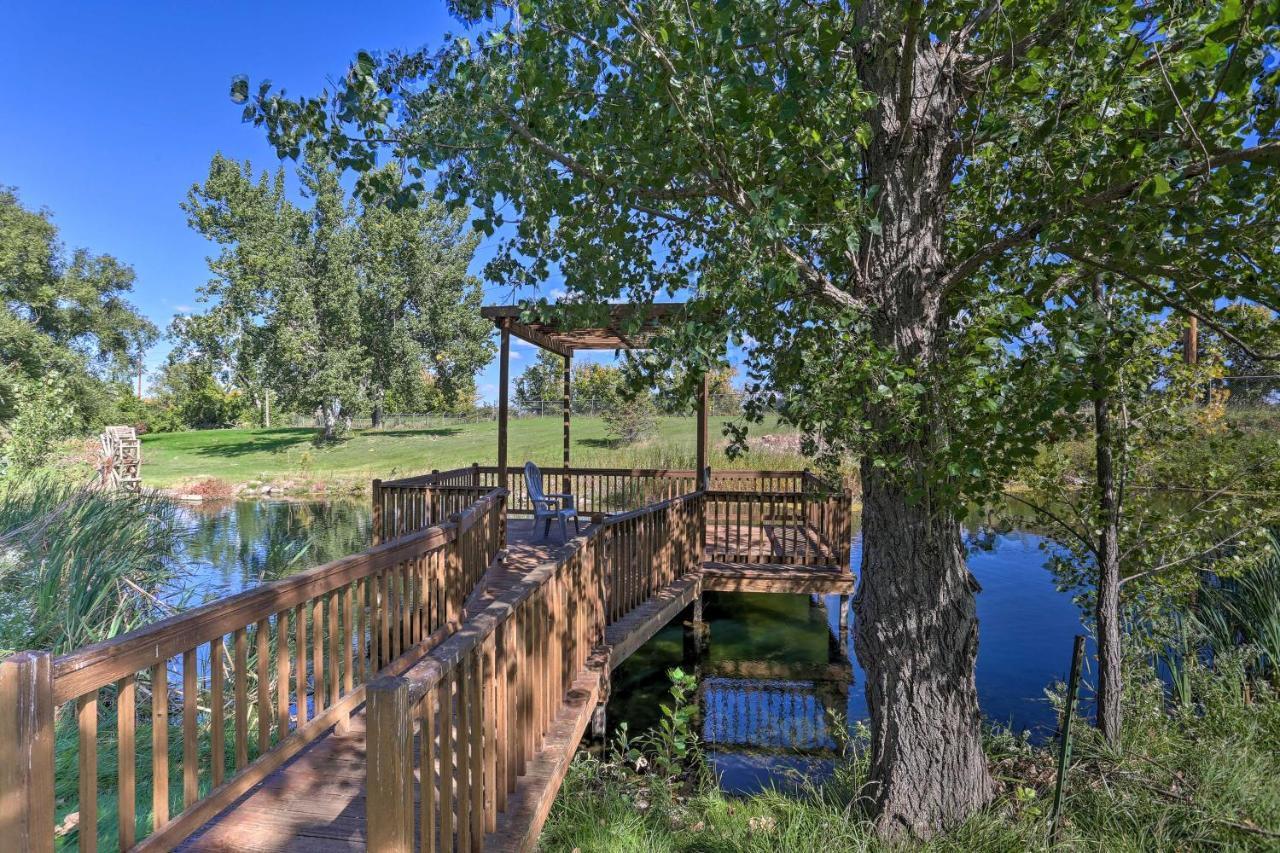 Rustic Spearfish Cabin On 12-Acre Trout Farm المظهر الخارجي الصورة